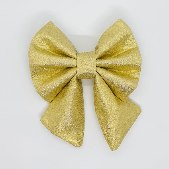 Christmas Gold Sparkle bows