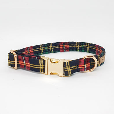 Christmas Plaid collar