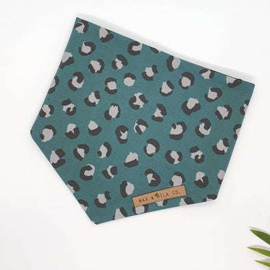 Forest Leopard tie up bandana