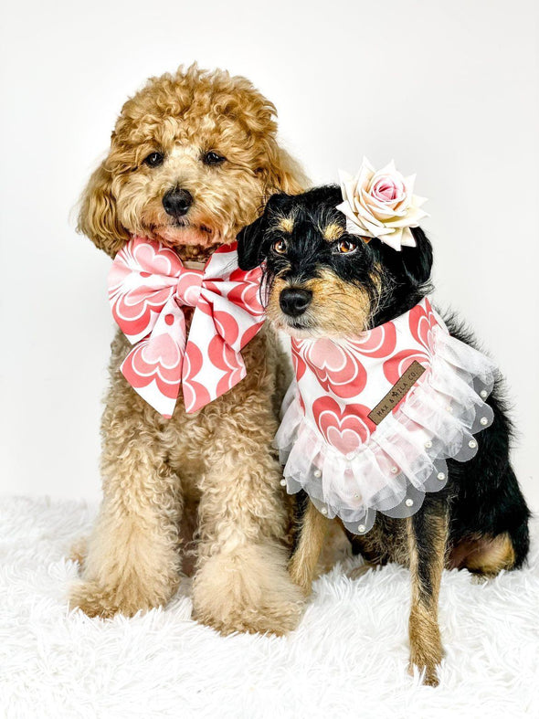 Queen of Hearts tie up bandana